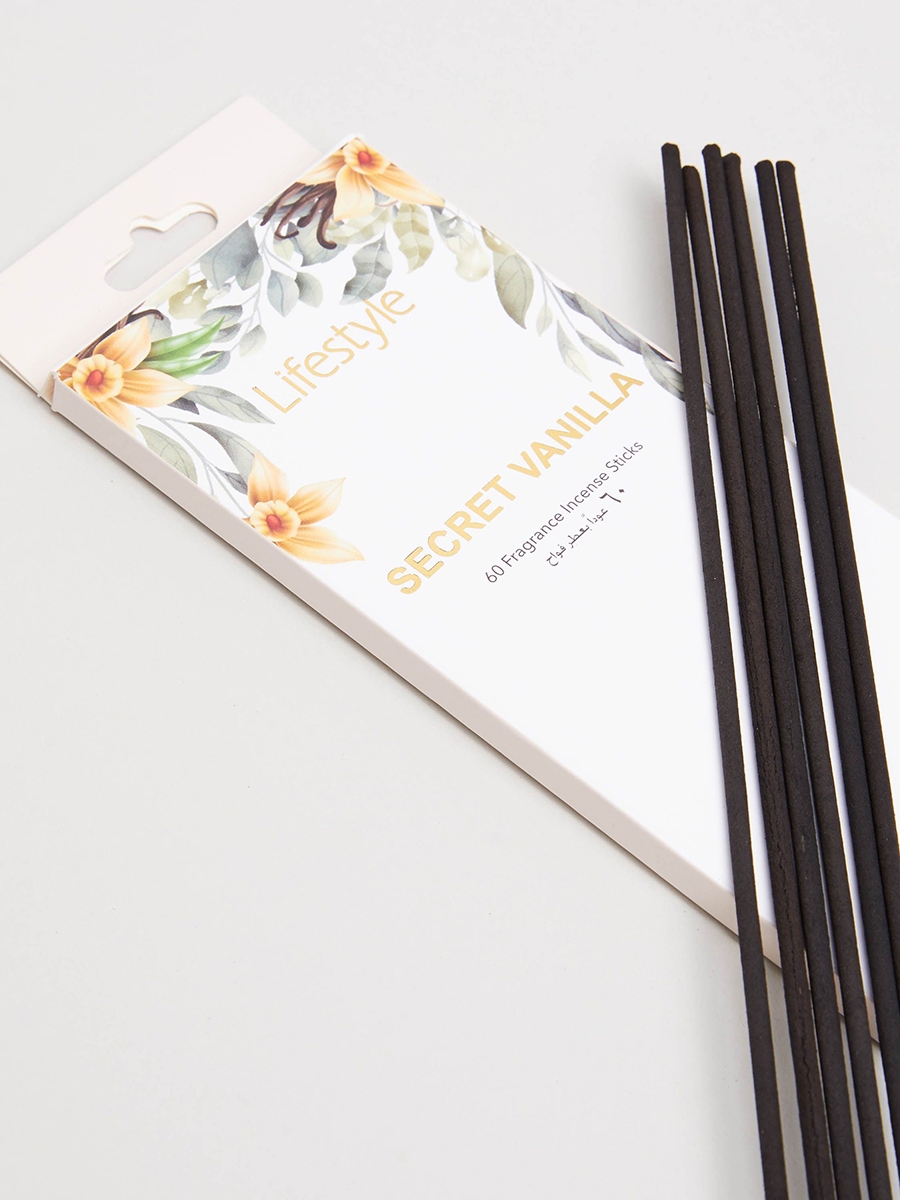 Secret Vanilla Incense Stick - Set of 60