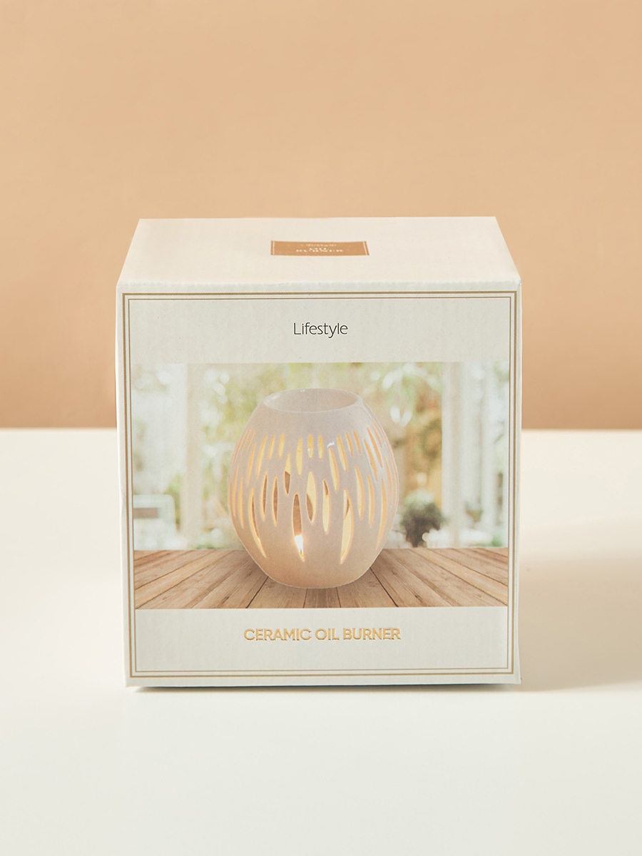 Ceramic Oil Burner - 12x12x13 cm