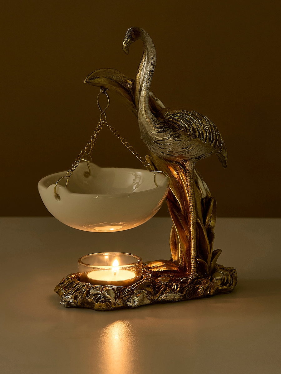 Crane Accent Ceramic Oil Burner - 15x8x20 cm