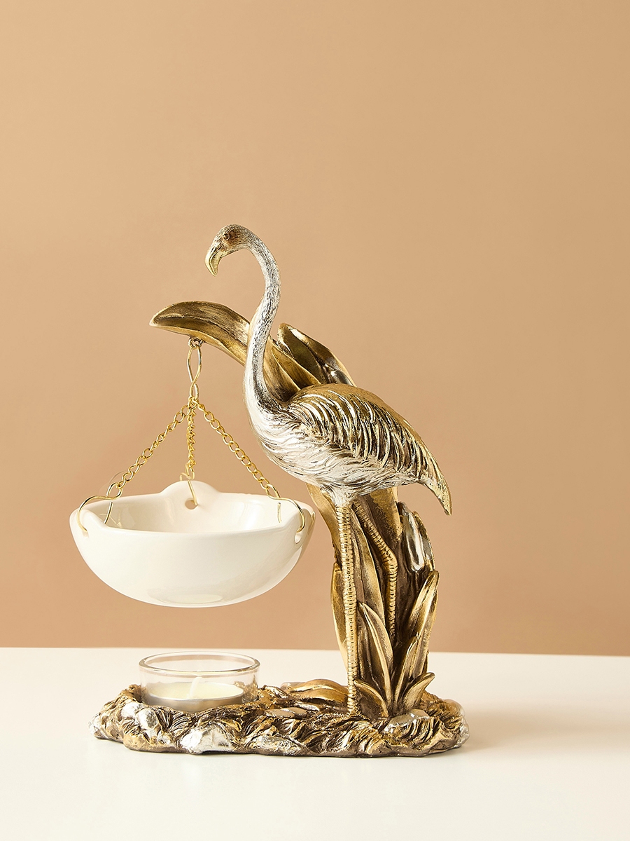 Crane Accent Ceramic Oil Burner - 15x8x20 cm