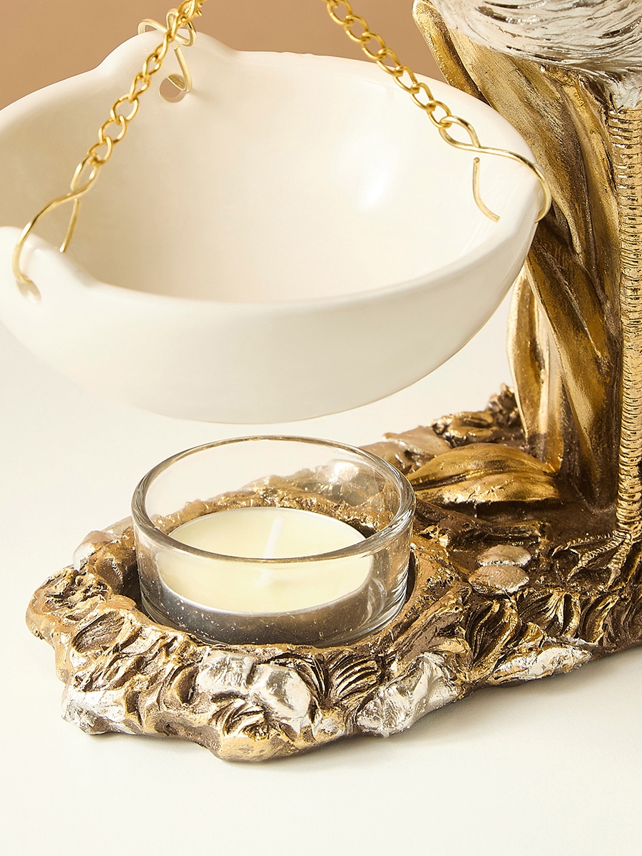 Crane Accent Ceramic Oil Burner - 15x8x20 cm