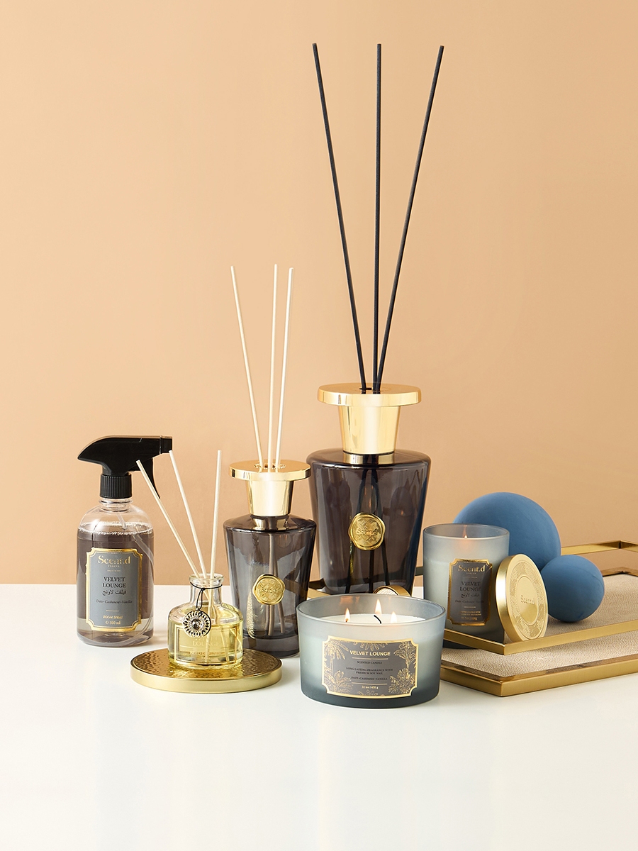 موزع عطور بأعواد فيلفيت لاونج  من سينت.د - 100 مل