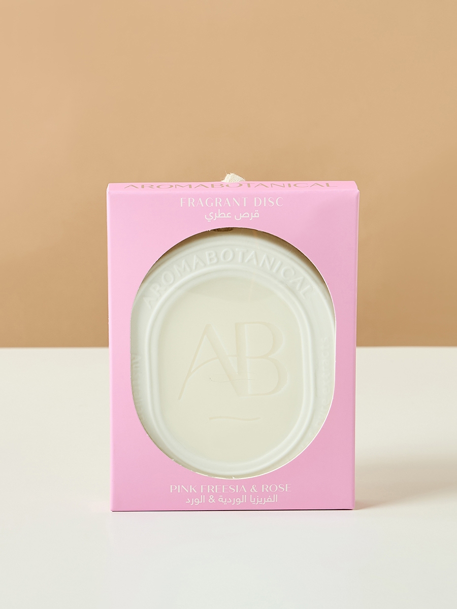 Aromabotanical Pink Freesia and Rose Wax Fragrant Disc