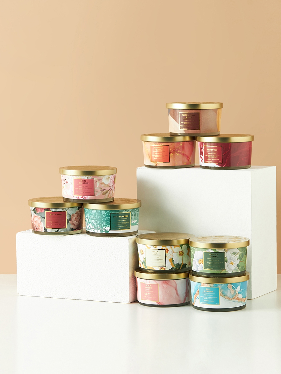 Scent.d Velvet Oud 3-Wick Jar Candle - 450 gm