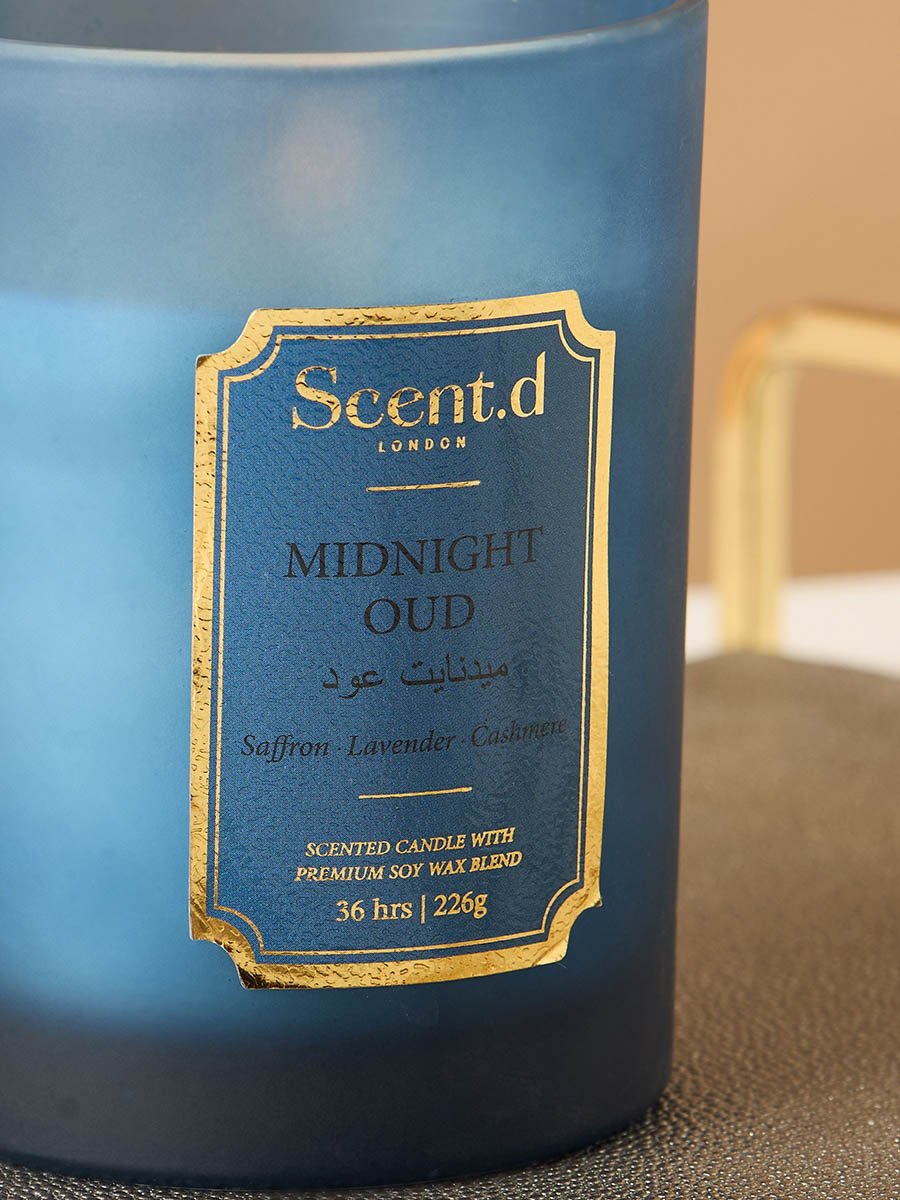 جرة شمعة معطرة ميدنايت عود من سينت. د لندن - 226 جرام