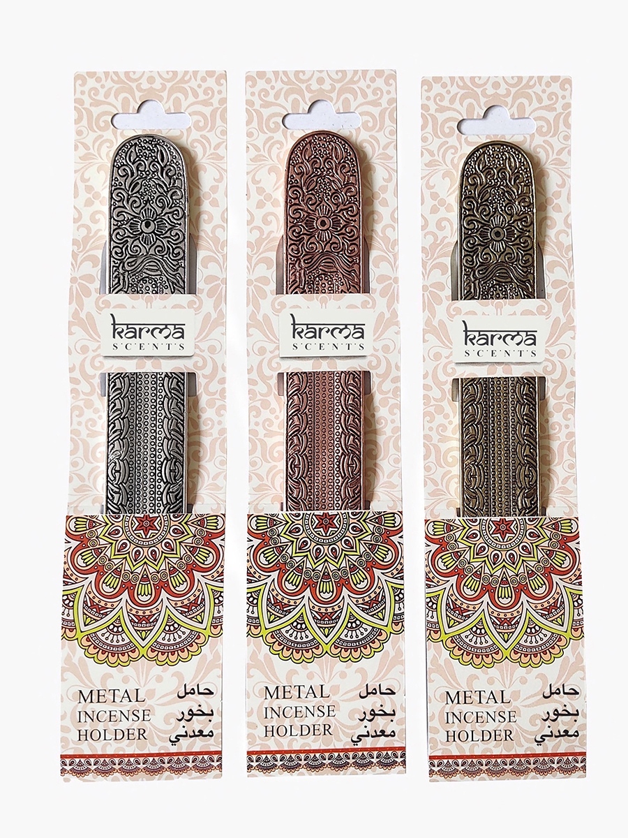 Karma Scents Metallic Incense Stick Holder
