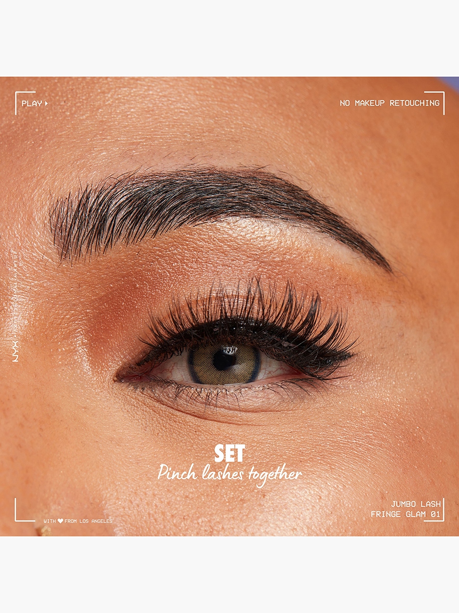 Jumbo Lash Longwear False Lash System Fringe Glam Kit