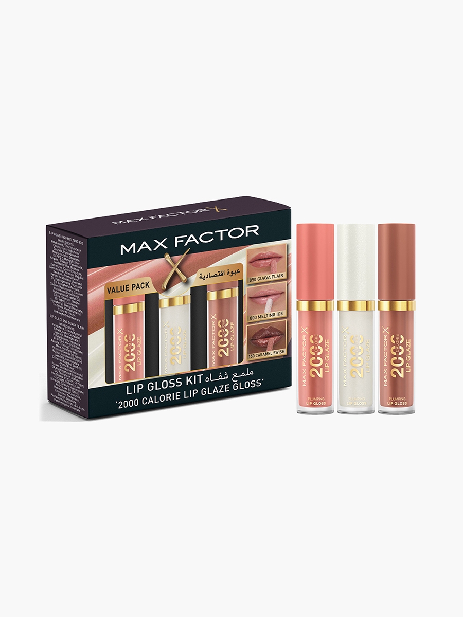 3-Piece 2000 Calorie Lip Glaze Gloss Set