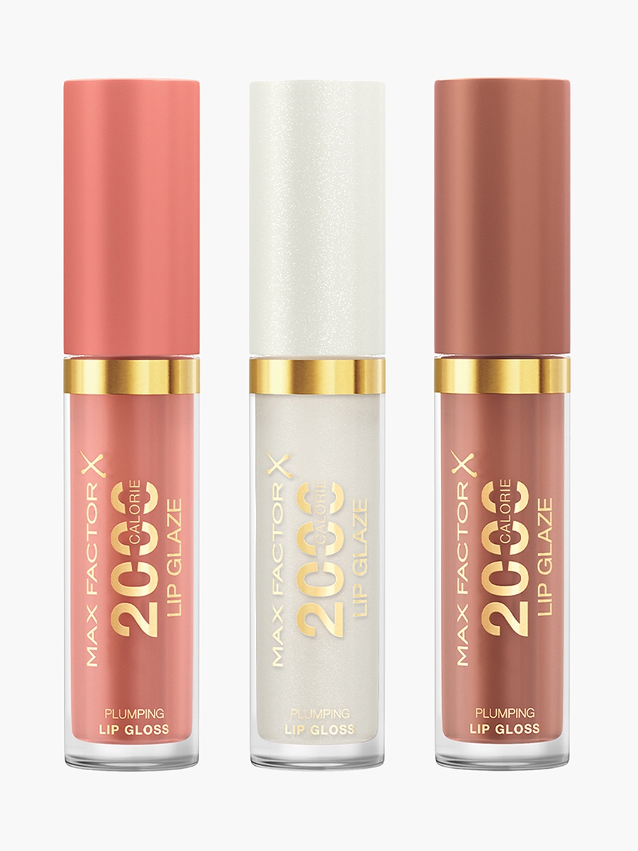 3-Piece 2000 Calorie Lip Glaze Gloss Set