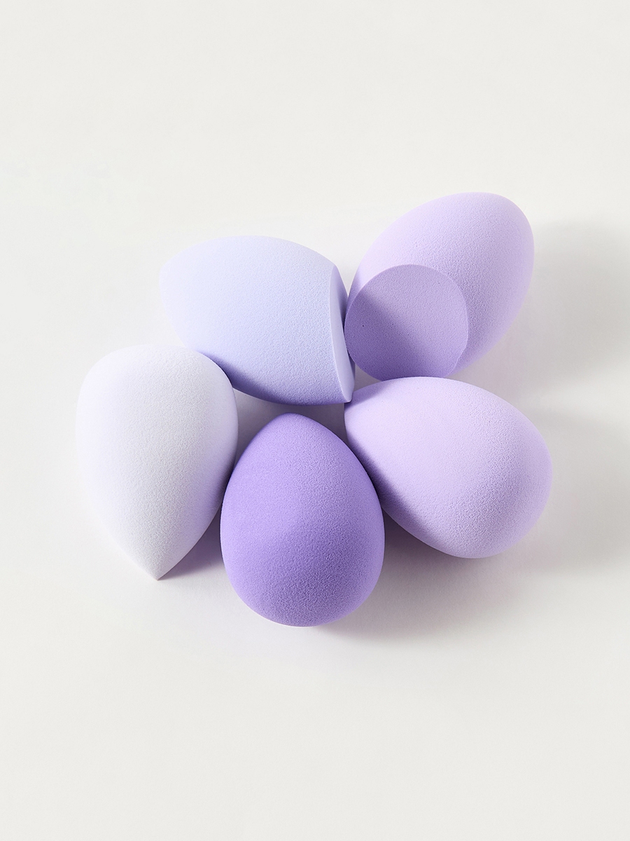 5-Piece Makeup Blending Sponges Jar Set