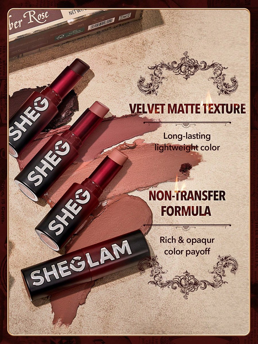 Dynamatte Boom Long-Lasting Matte Lipstick - Ember Rose Ver. Passion