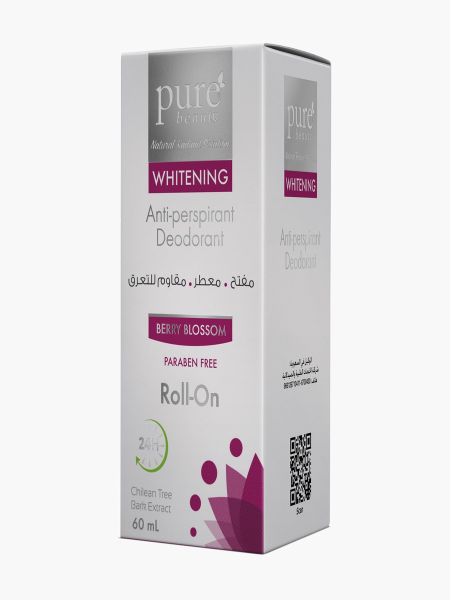Whitening Berry Blossom Anti-Perspirant Roll-On Deodorant - 60 ml