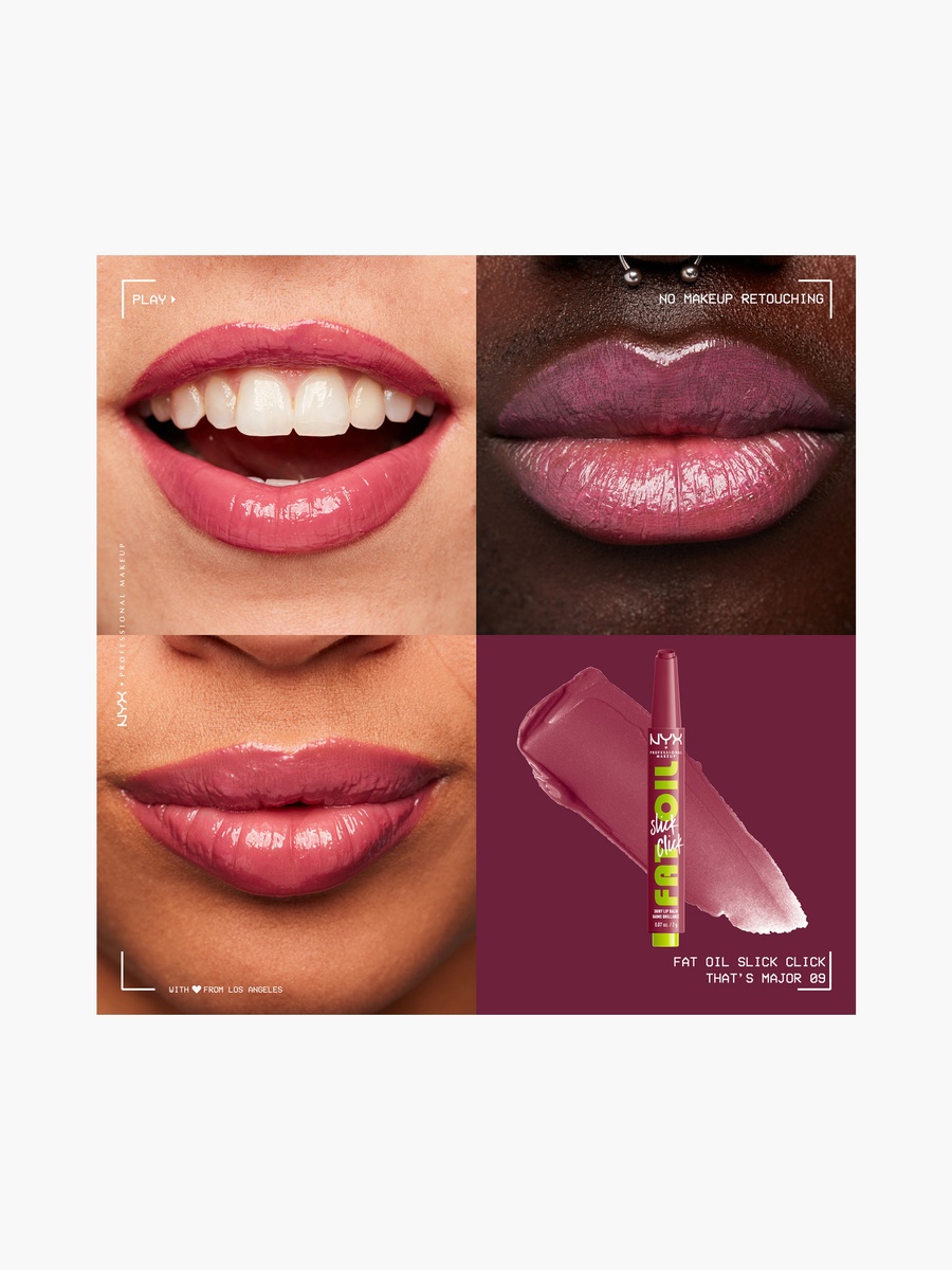 Slick Click Fat Oil Shiny Lip Balm - 2 gm