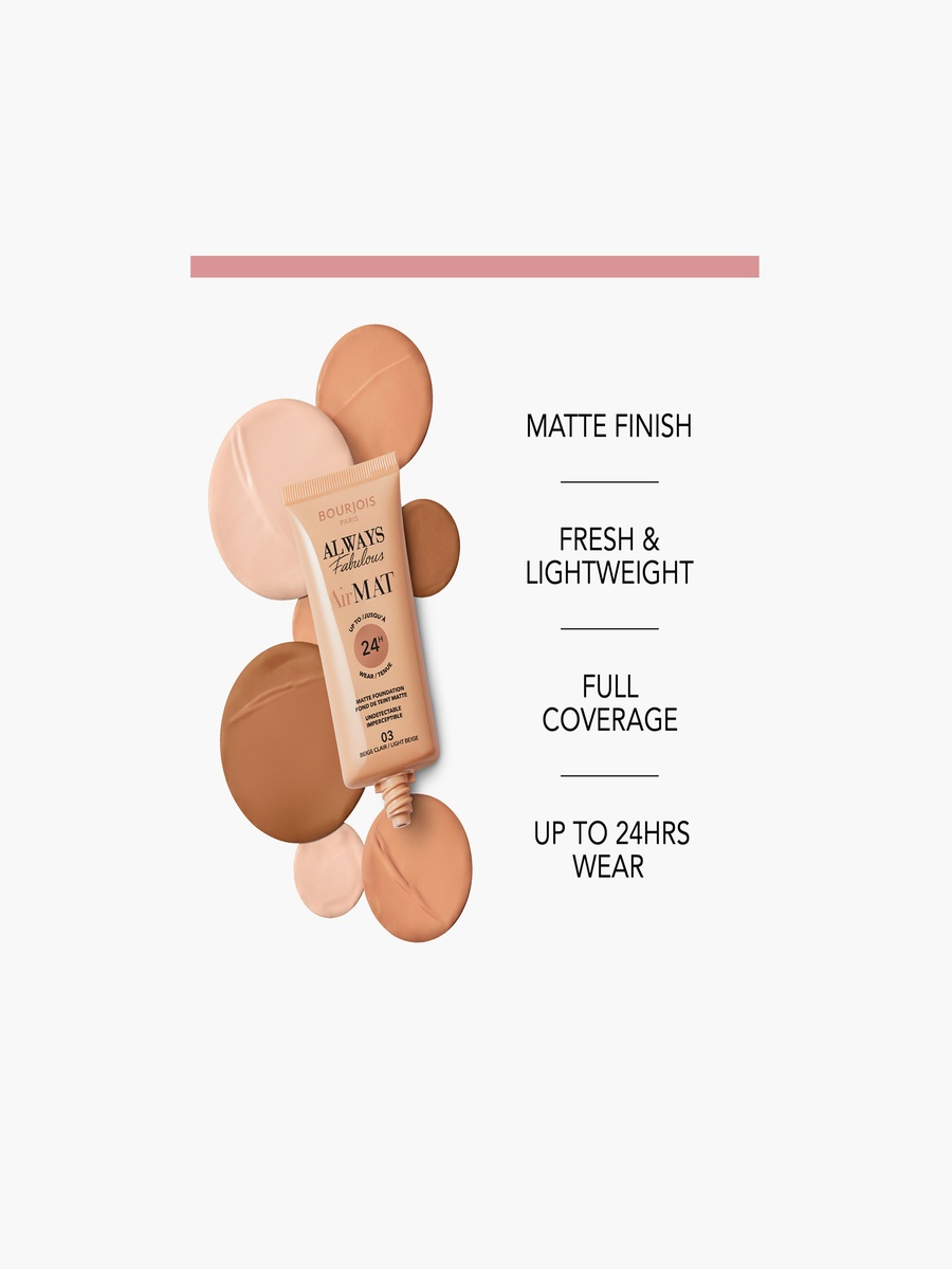 كريم أساس أولوايز فابيولس إير مات من بورجوا 30 مل