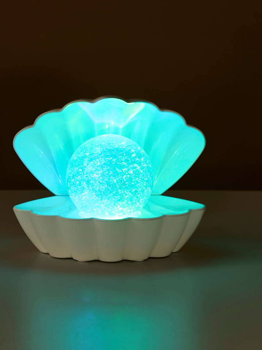 Pearl Shell Patterned Lamp with Glitter