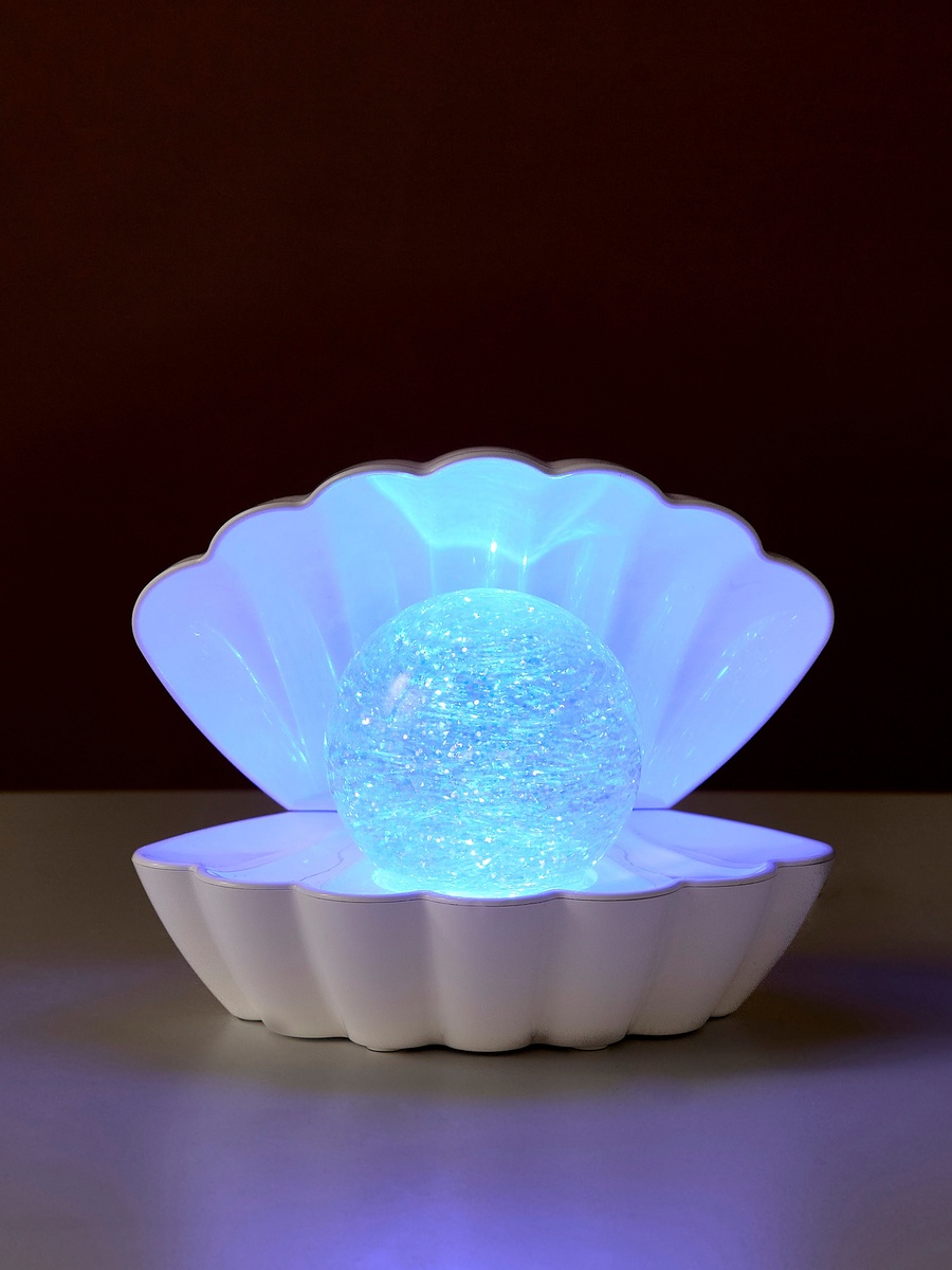 Pearl Shell Patterned Lamp with Glitter