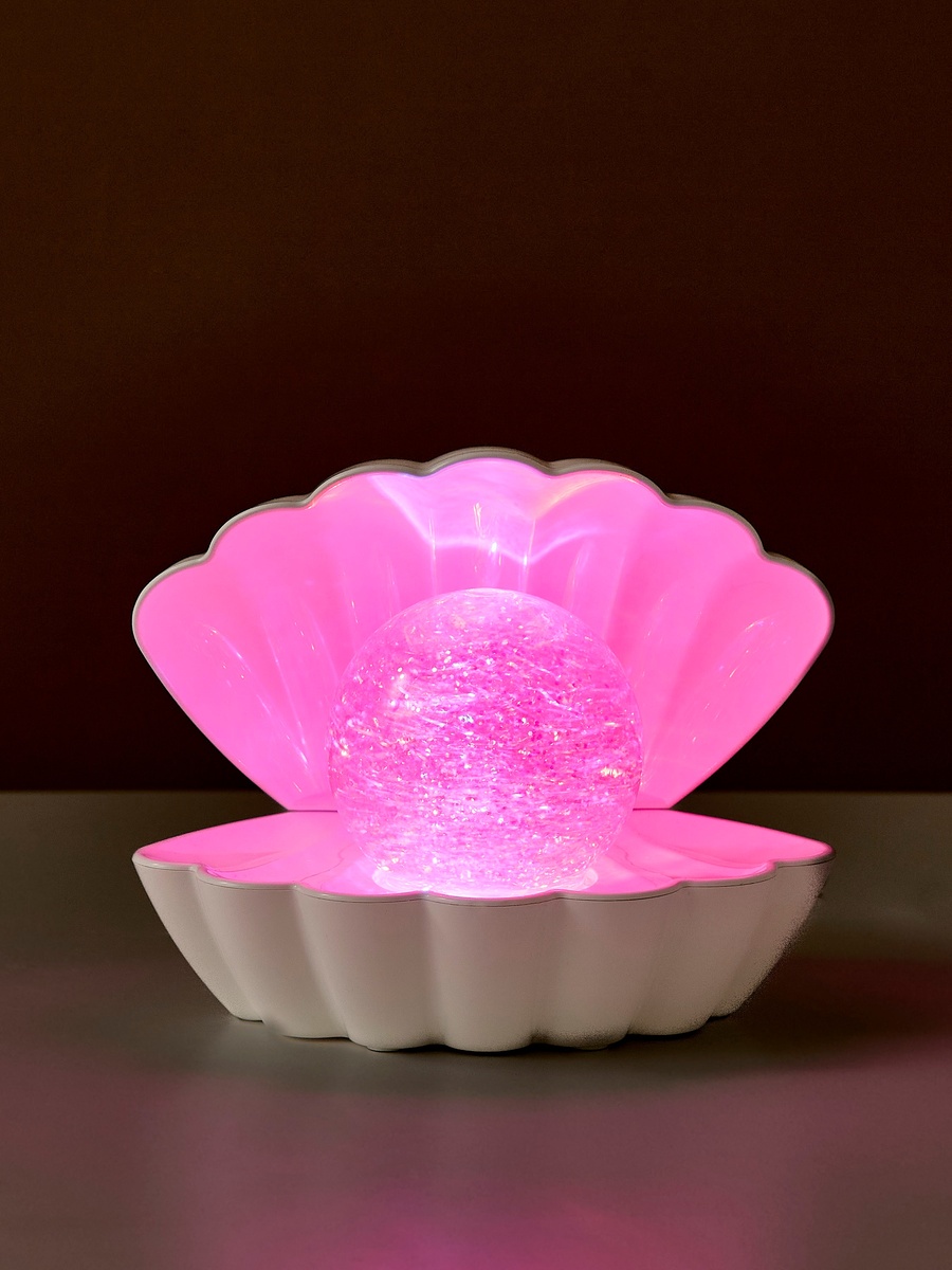 Pearl Shell Patterned Lamp with Glitter
