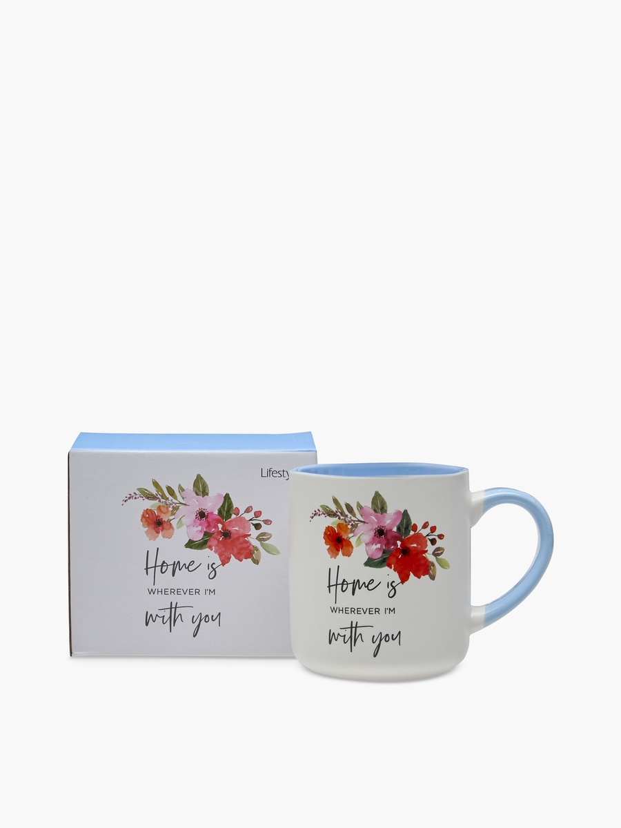 Graphic Print New Bone China Mug - 410 ml