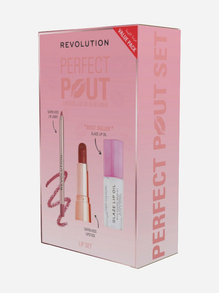 Perfect Pout Lipstick, Lip Oil and Lip Liner Gift Set