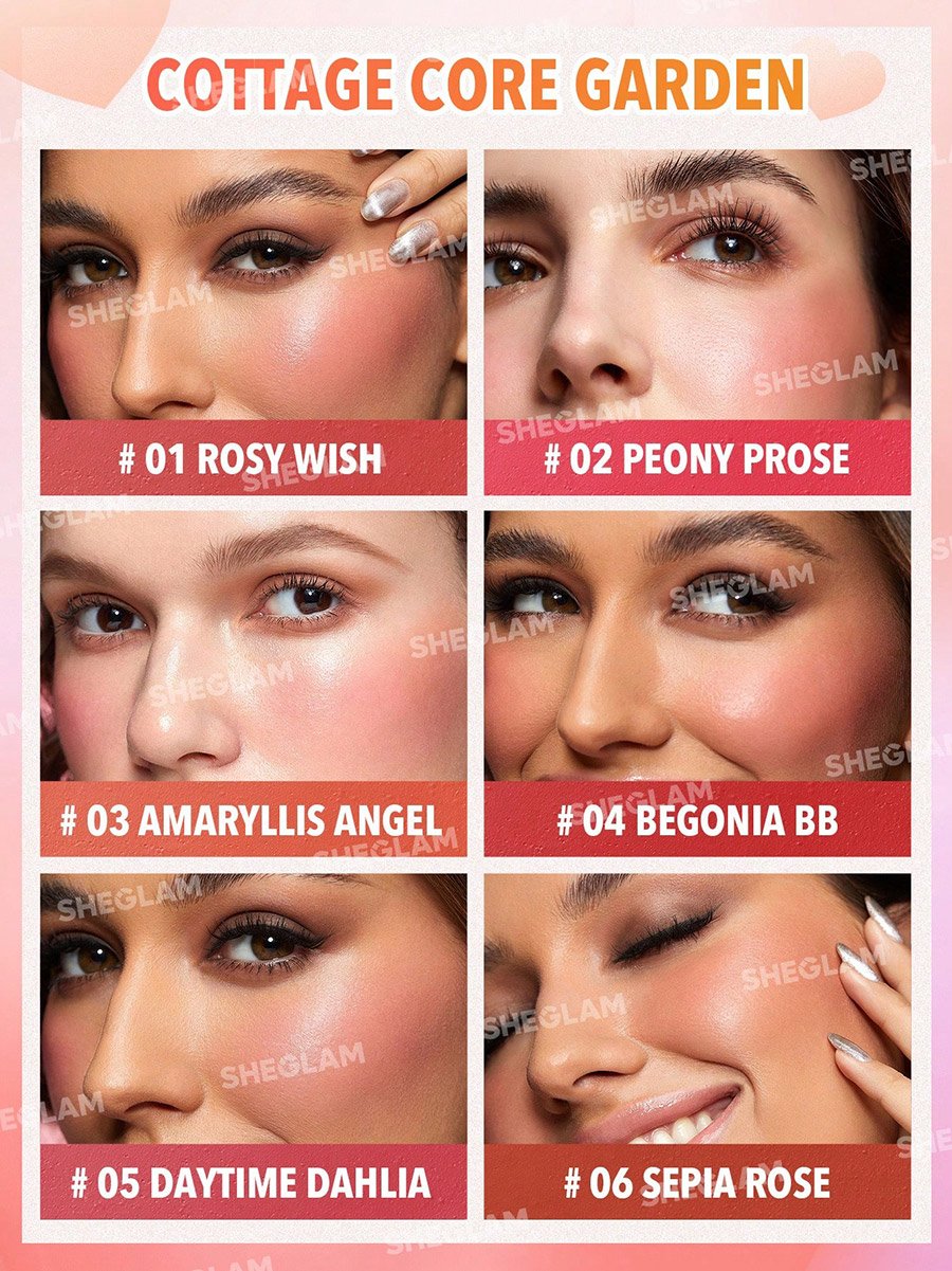 Flush Crush Cream Blush Palette - Cottage Core Garden
