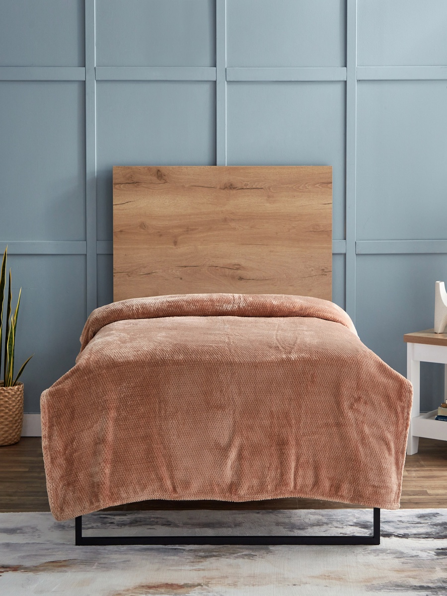 Lux Popcorn Twin Flannel Blanket - 150x220 cm
