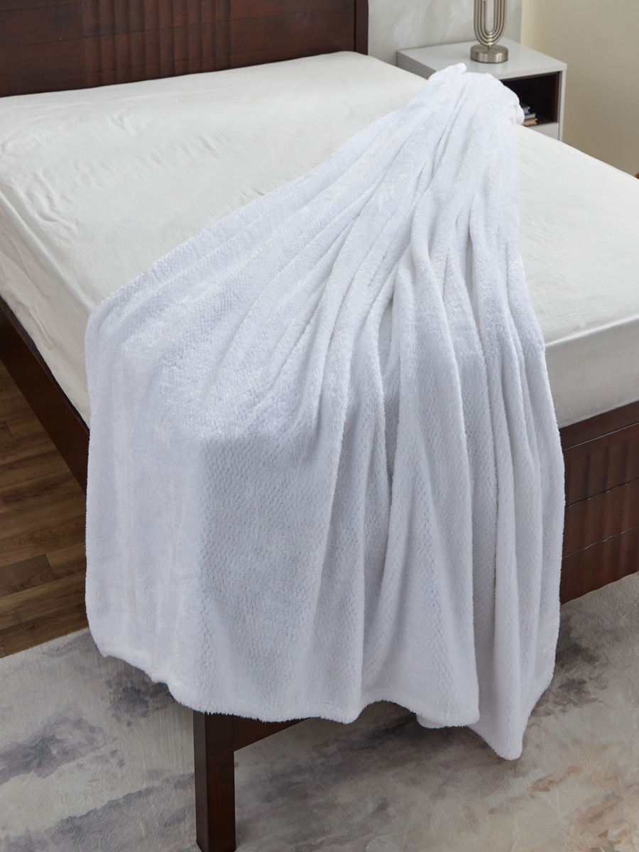 Lux Popcorn Twin Flannel Blanket - 150x220 cm