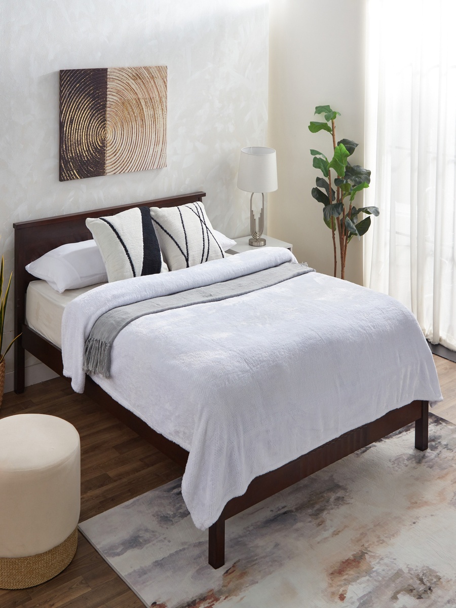 Lux Popcorn Twin Flannel Blanket - 150x220 cm