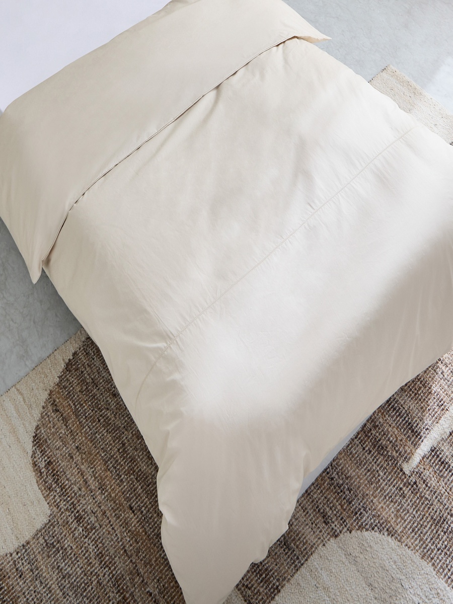 Purely-percale 2-Piece 300TC Percale Single Duvet Quilt Cover Set - 135x200 cm