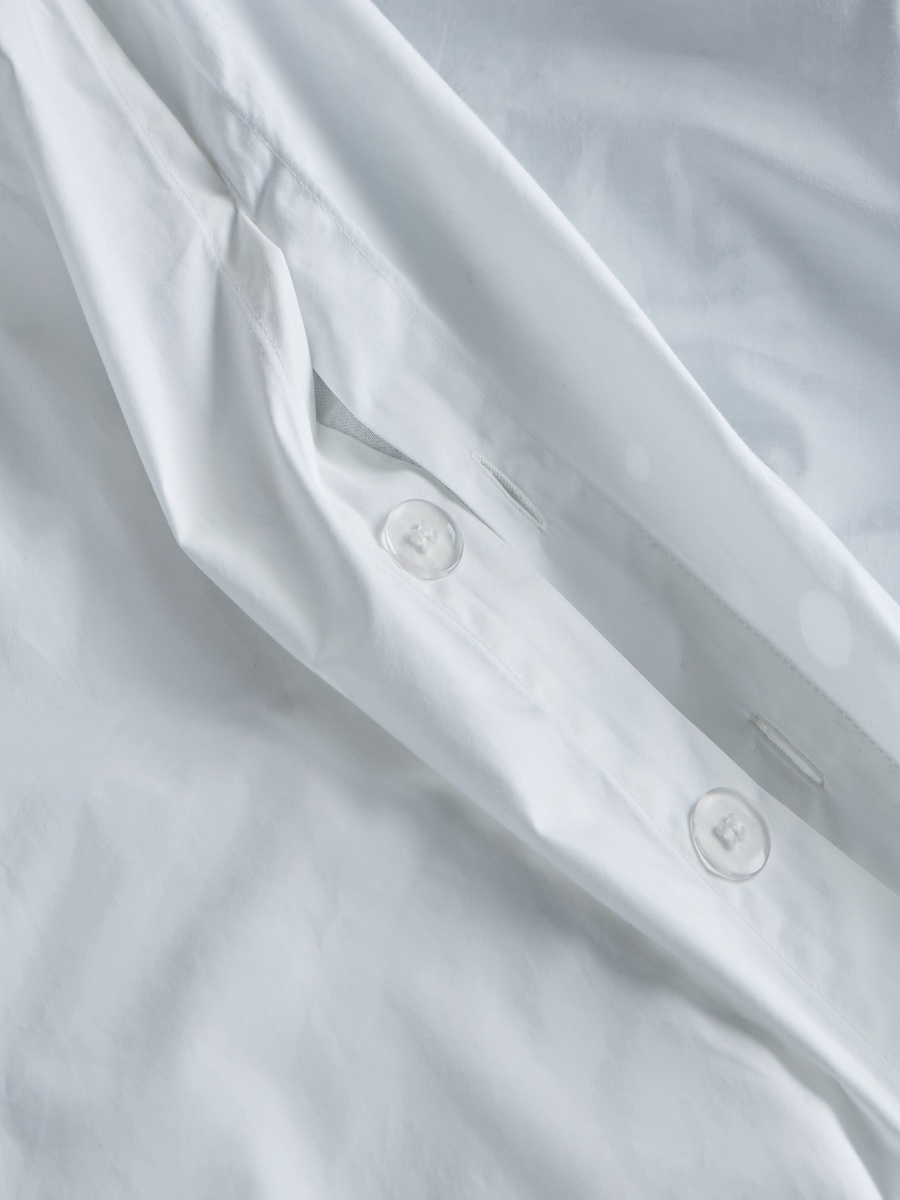 Purely-percale 3-Piece 300TC Percale Twin Duvet Quilt Cover Set - 150x220 cm