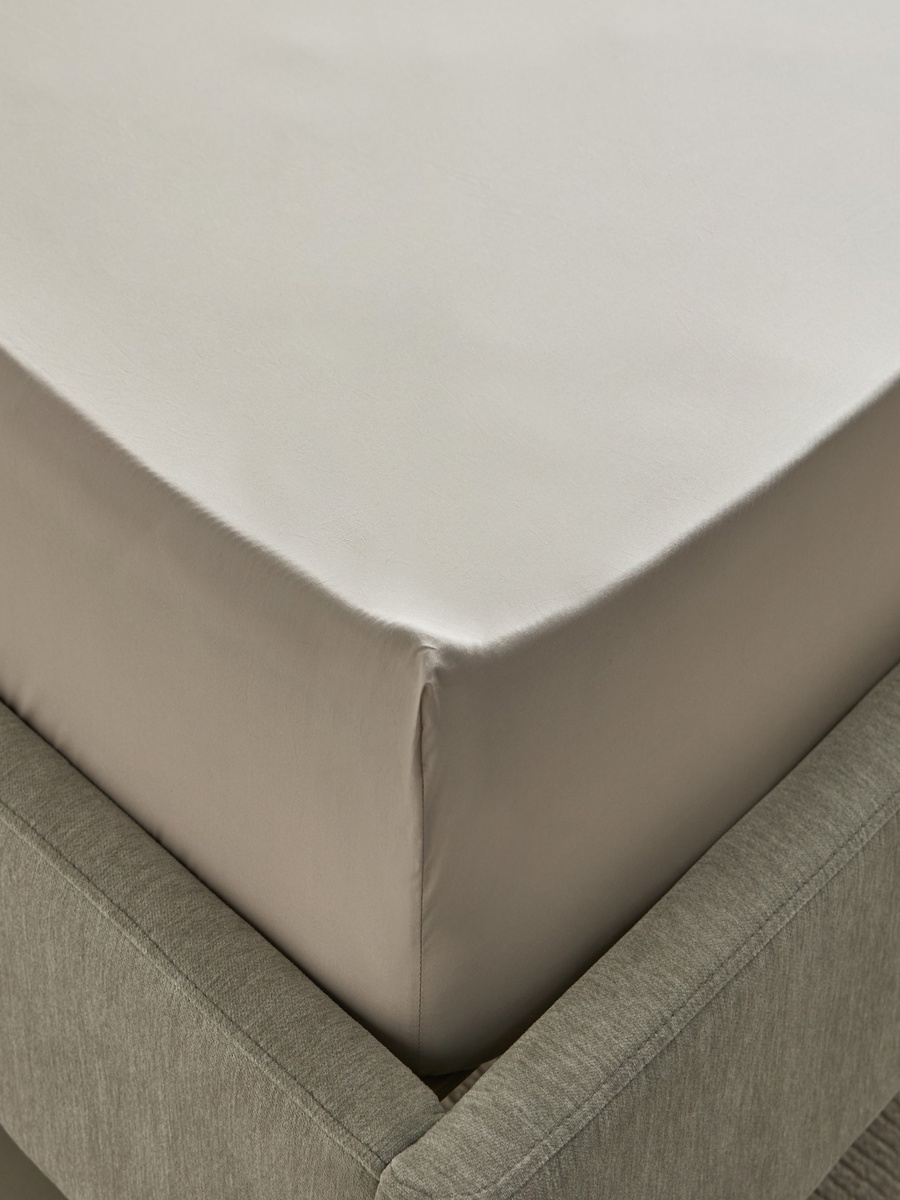 Purely Percale Twin Fitted Sheet - 120x200+40 cm