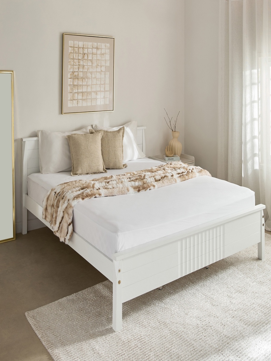 Purely Percale Queen Fitted Sheet - 150x200+40 cm
