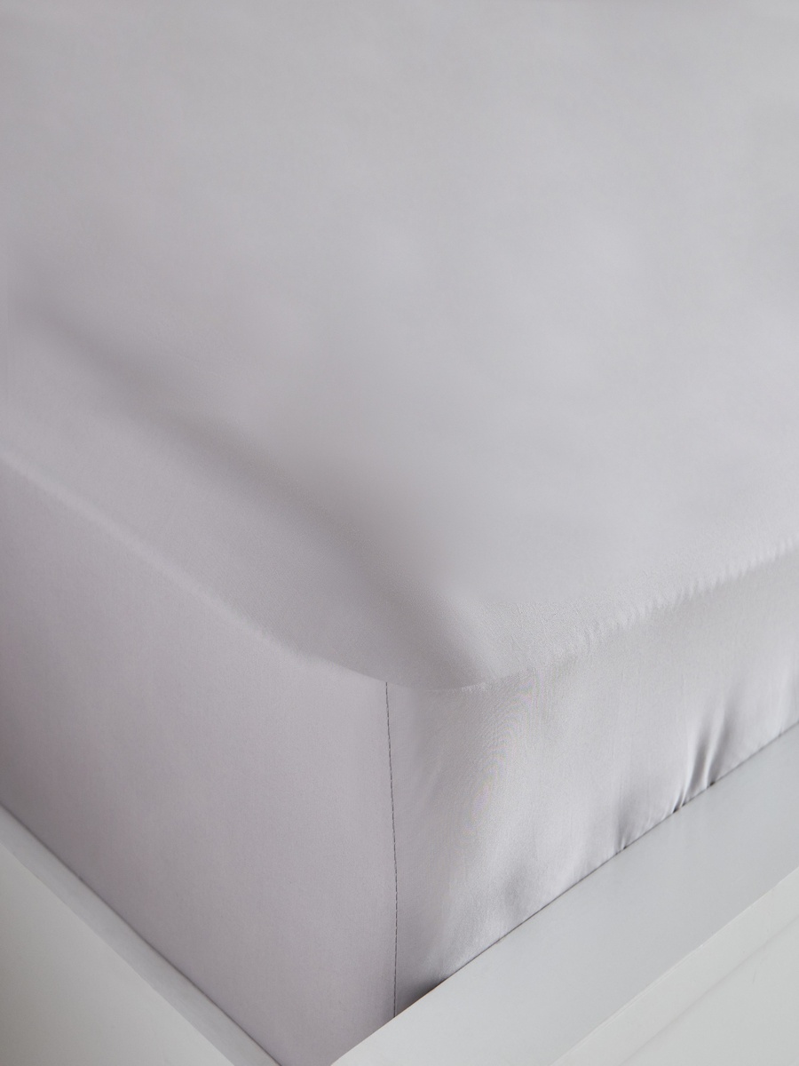 Purely Percale 300 TC Super King Fitted Sheet - 200x200+40 cm