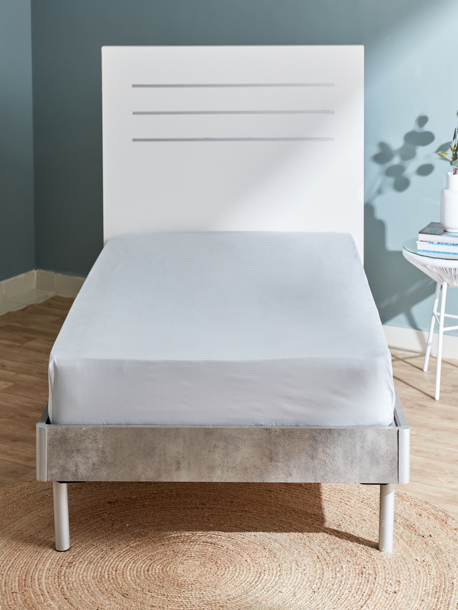 Essential Cotton Twin Fitted Sheet - 120x200+25 cm