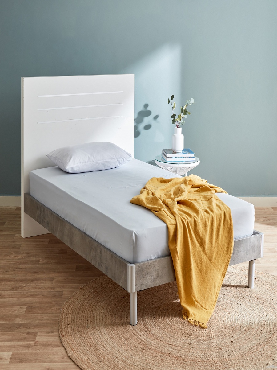 Essential Cotton Twin Fitted Sheet - 120x200+25 cm
