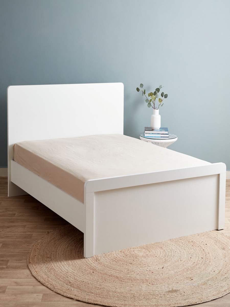 Essential King Cotton Fitted Sheet - 180x200+25 cm