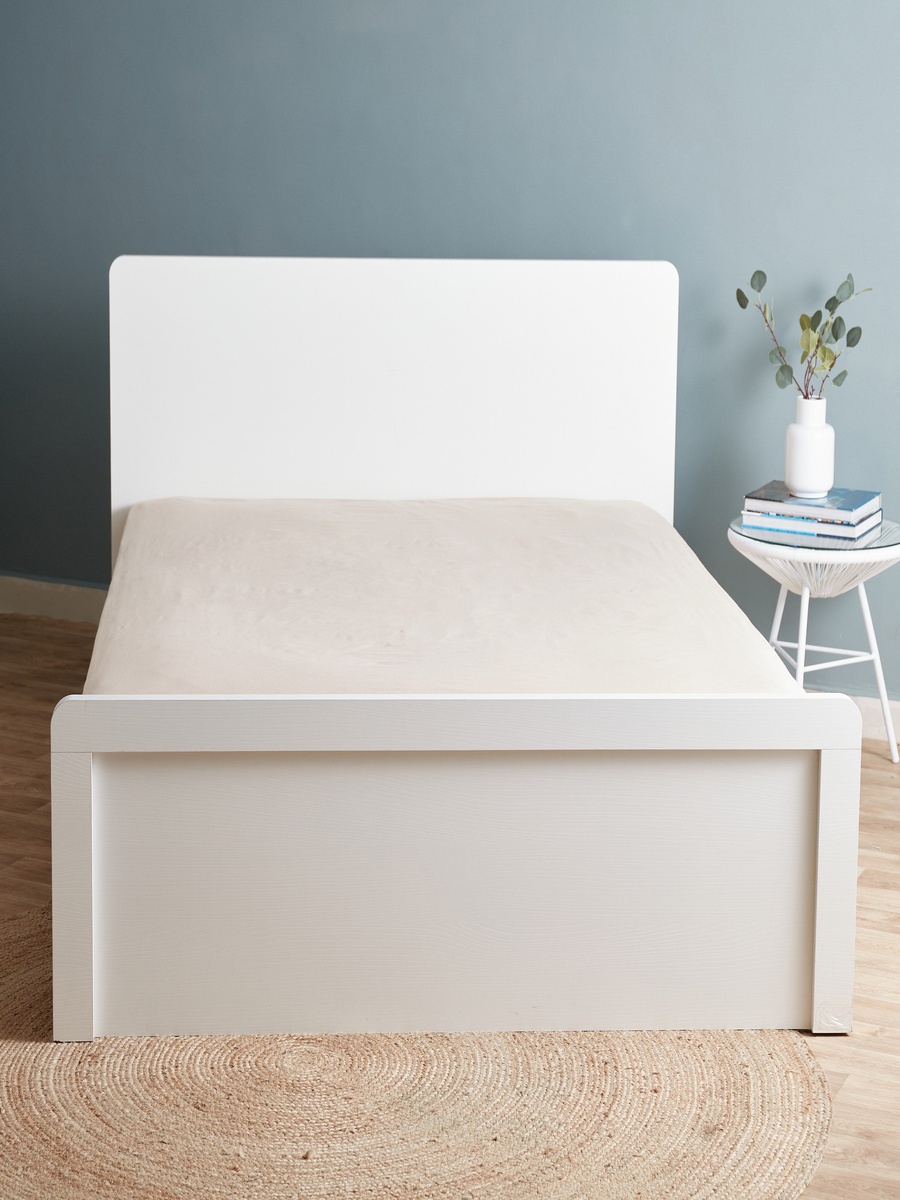 Essential King Cotton Fitted Sheet - 180x200+25 cm