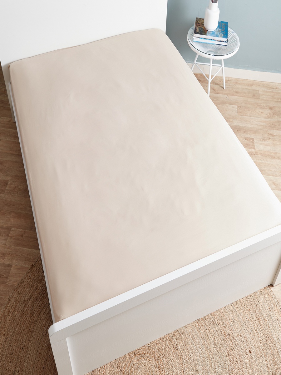 Essential King Cotton Fitted Sheet - 180x200+25 cm