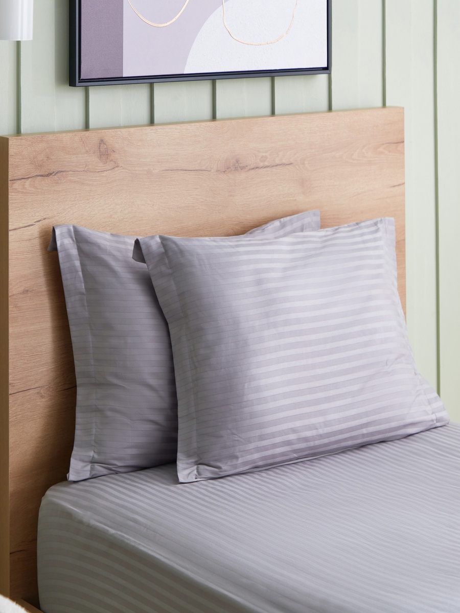 Hamilton 2-Piece BCI Cotton Pillowcase Set with Flange - 50x75+15 cm