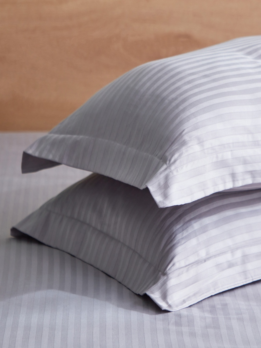 Hamilton 2-Piece BCI Cotton Pillowcase Set with Flange - 50x75+15 cm