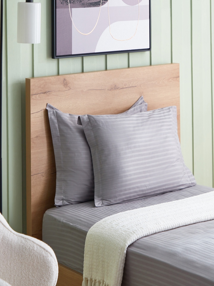 Hamilton 2-Piece BCI Cotton Pillowcase Set with Flange - 50x75+15 cm