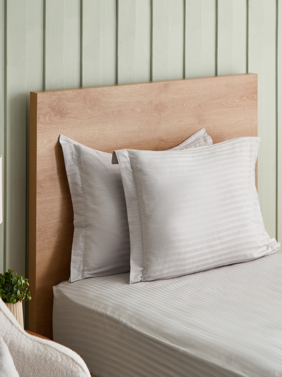 Hamilton 2-Piece BCI Cotton Pillowcase Set with Flange - 50x75+15 cm