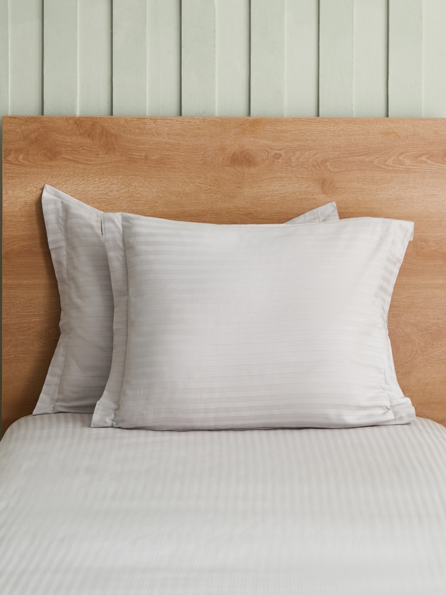 Hamilton 2-Piece BCI Cotton Pillowcase Set with Flange - 50x75+15 cm