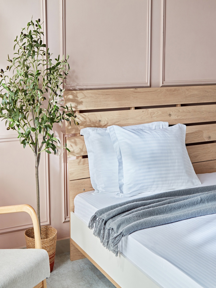 Hamilton 2-Piece BCI Cotton Pillowcase Set with Flange - 50x75+15 cm