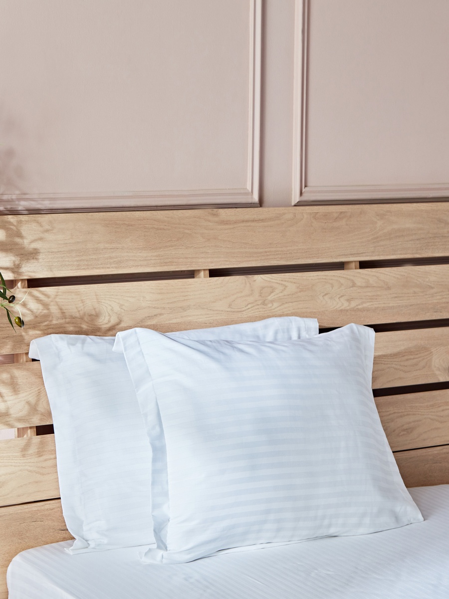 Hamilton 2-Piece BCI Cotton Pillowcase Set with Flange - 50x75+15 cm