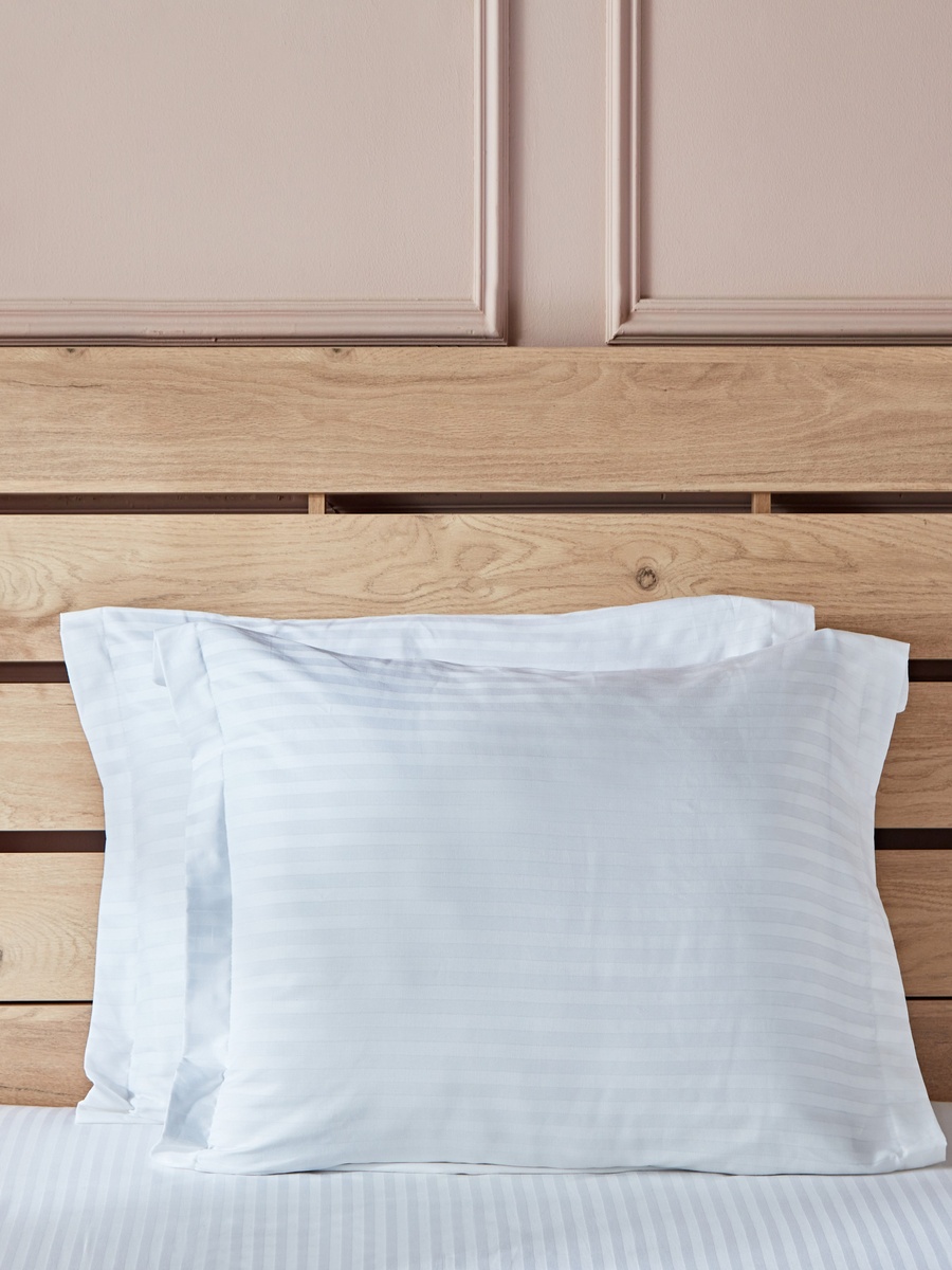 Hamilton 2-Piece BCI Cotton Pillowcase Set with Flange - 50x75+15 cm