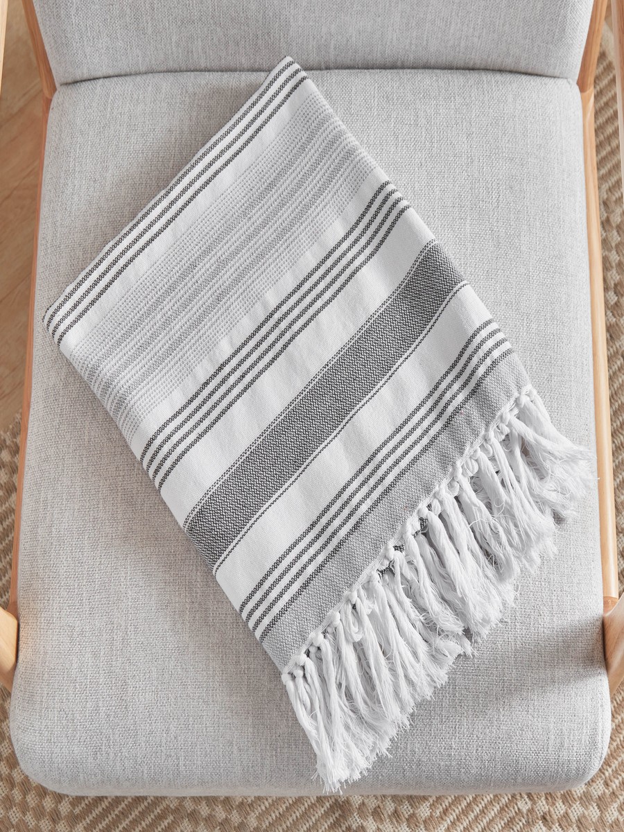 Austin Cotton Woven Throw - 127x152 cm