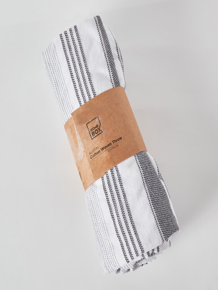 Austin Cotton Woven Throw - 127x152 cm