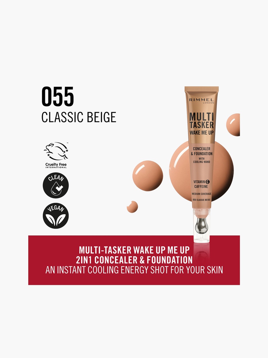 Multi-Tasker Wake Me Up Concealer and Foundation - 20 ml