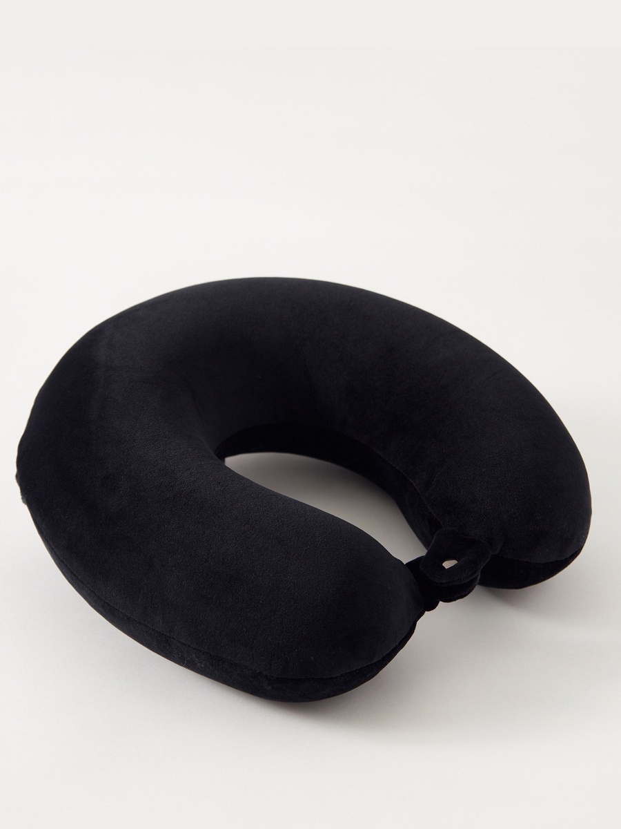 Solid Round Neck Pillow - 30x30x10