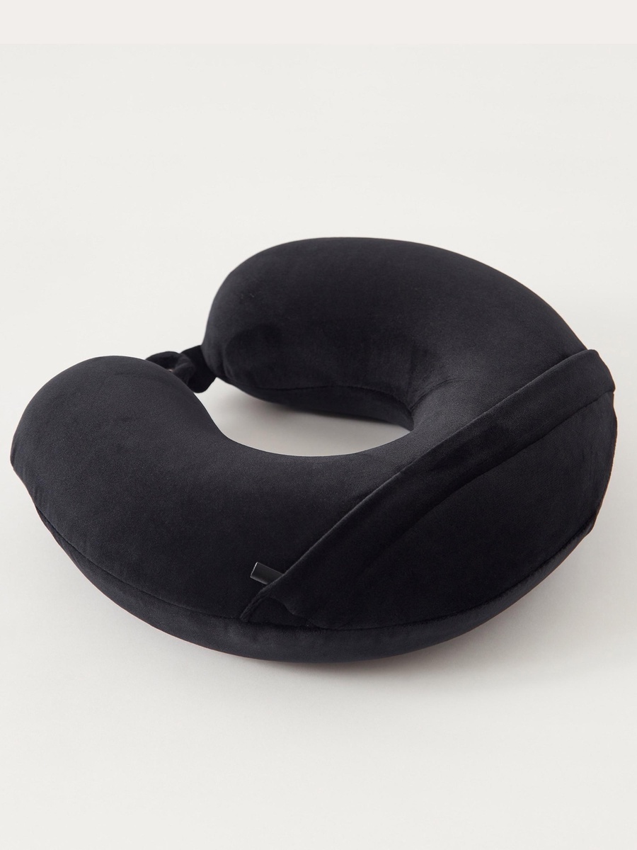 Solid Round Neck Pillow - 30x30x10